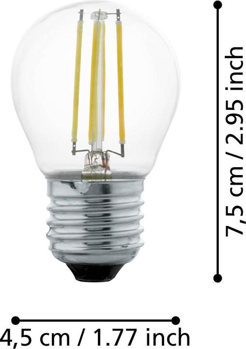 Image du produit EGLO Sources lumineuses (E27, 4 W, 350 lm, 1 x, F)