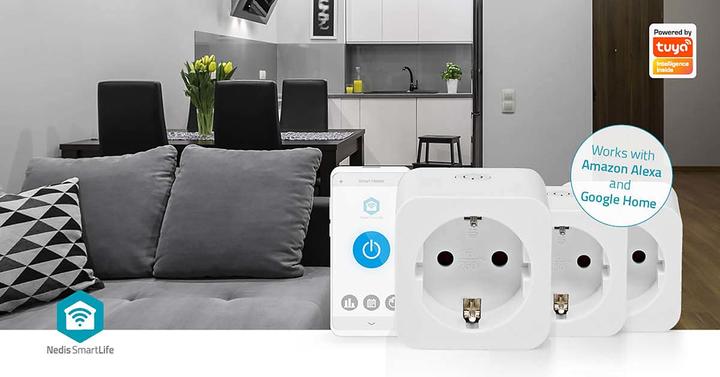 Image du produit Nedis SmartLife Smart Plug | Wi-Fi | Mesureur de puissance | 3680 W | Type F (CEE 7/7) | 0 - 55 °C | An