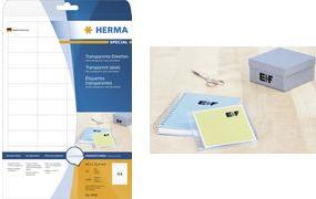 Produktbild HERMA Transparente Etiketten A4