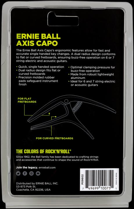 Actual product image Ernie Ball Capo (Capo)