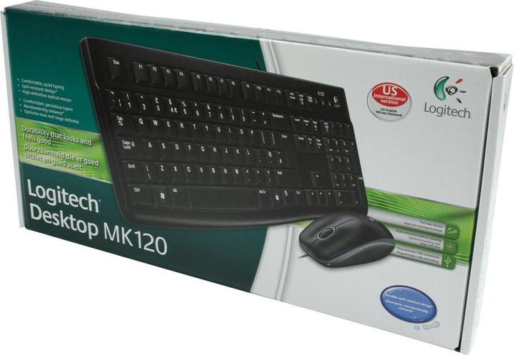 Actual product image Logitech MK120 (US, Cable)