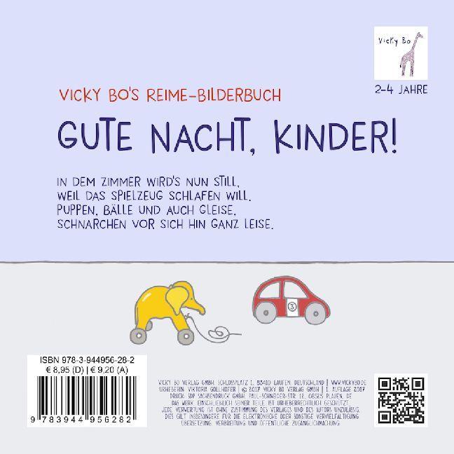 Actual product image Good night, kids! 's rhyming picture book (German)