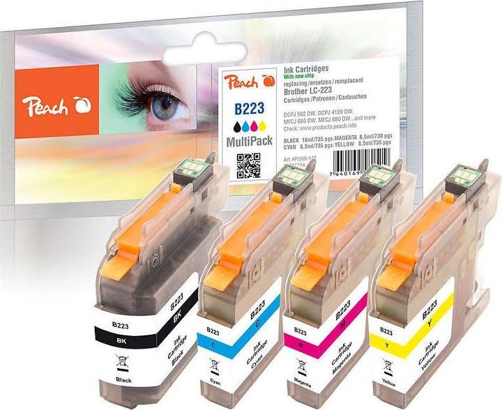 Actual product image Peach LC-223 Multipack (M, FC, Y, C)
