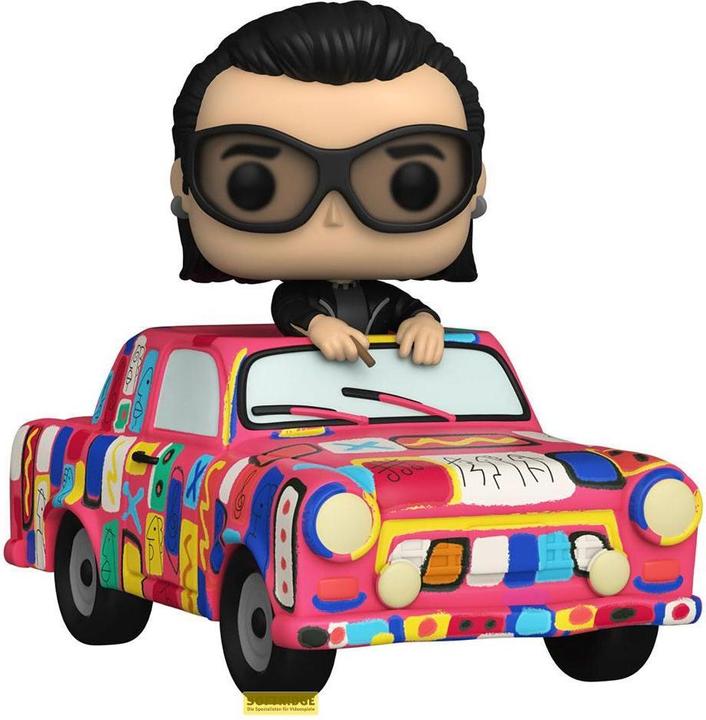 Produktbild Funko Pop! Rides : U2 - Bono w/ Achtung Baby Trabant (293)