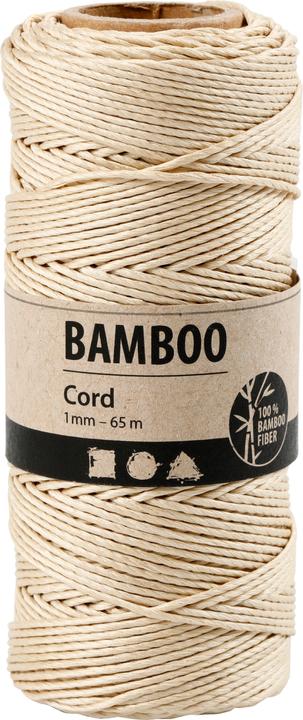 Actual product image Creativ Company Bamboo cord 65 m White, 1 piece (65 m)