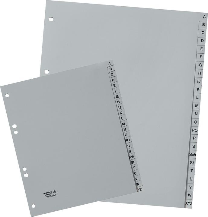 Immagine prodotto Kolma Registro A5 XL alto superforte A-Z 24 pezzi grigio