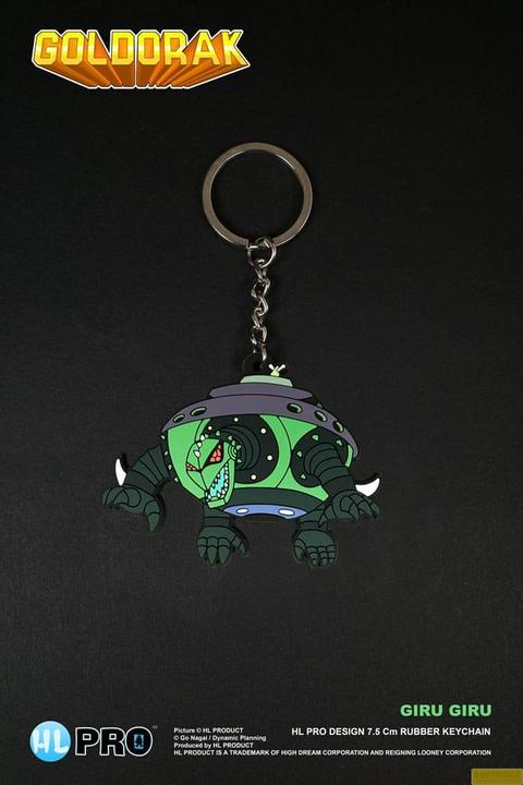Produktbild High Dream Goldorak porte-clés caoutchouc Giru Giru 7 cm