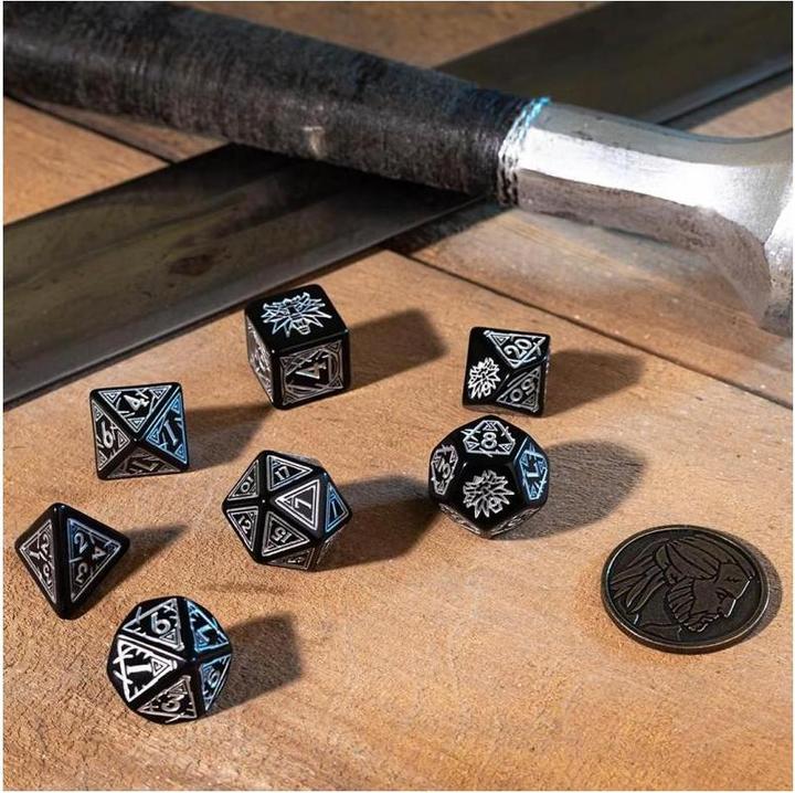 Image du produit Q Workshop SWGE37 - Ensemble de cubes Witcher : Geralt - The Silver Sword