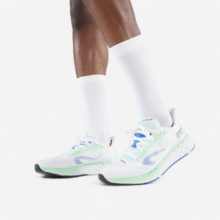 Produktbild Kiprun KS900 Light Men's running shoes - White/Green (45)