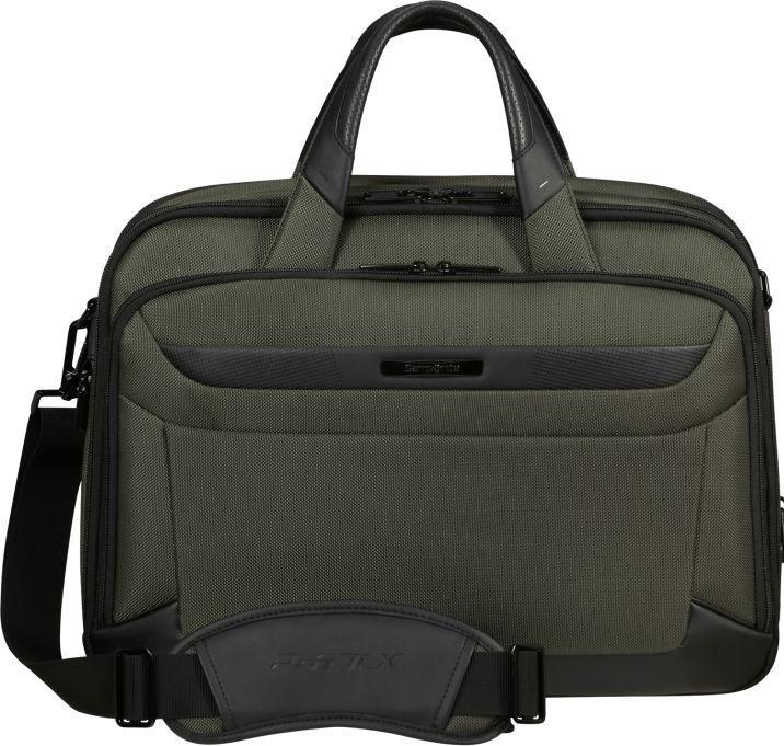 Image du produit Samsonite Laptopschoudertas - Pro-Dlx 6 Bailhandle 15.6 inch Uitbreidbaar 16/23 l - Green (15.60")