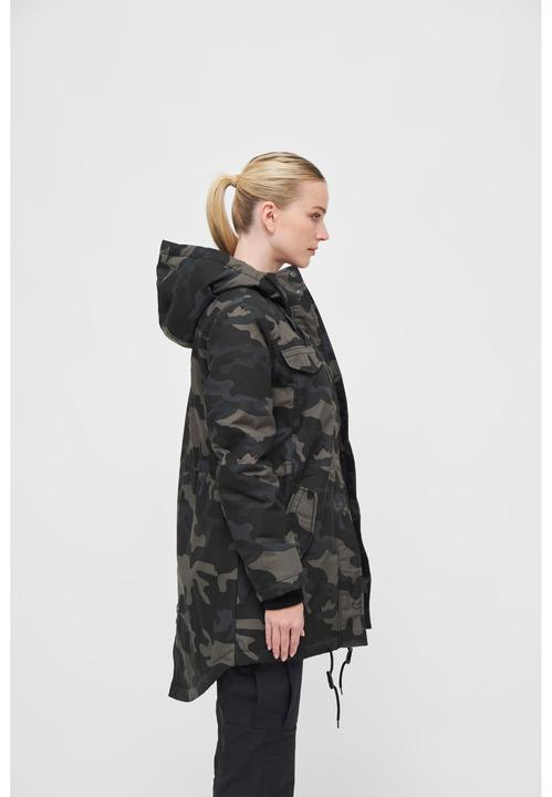 Actual product image Brandit Women's Marsh Lake Parka Size S Colour Dark camouflage pattern (S)