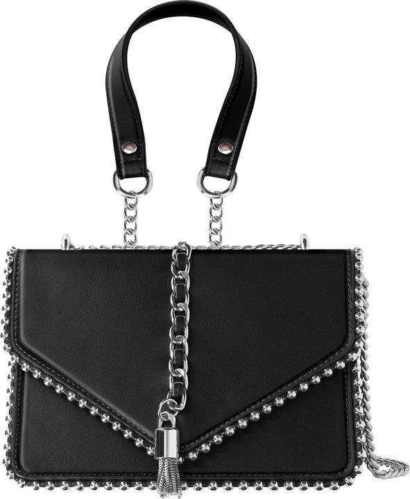 Gallantry Trendy Handtasche mit Henkel aus Metallkette