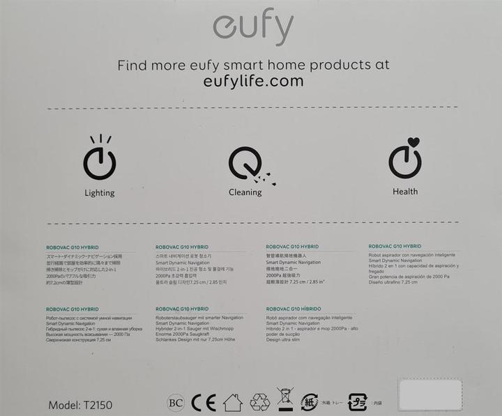 Produktbild eufy Robovac G10 Hybrid (Saugwischroboter)