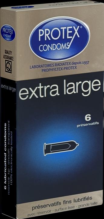 Actual product image Protex Extra Large" 6 large condoms from France (6 pcs.)
