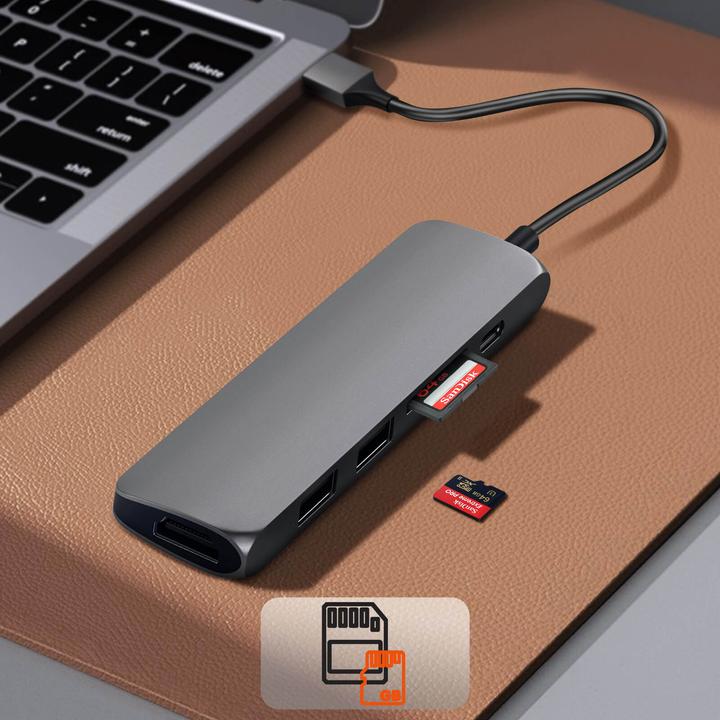 Produktbild Satechi ST-SCMA2M (USB-C, 6 Ports)