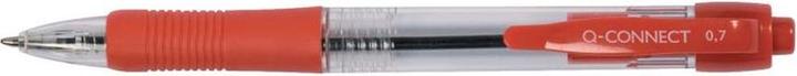 Actual product image Q-Connect Ballpoint pen with retractable mechanism (Red, 10 x)
