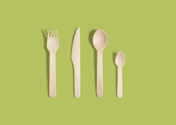 Actual product image Duni Wood cutlery ecoecho (100 x)