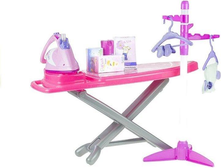 Actual product image Lean Toys Children's ironing board, iron and accessories