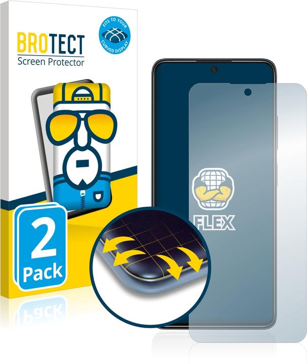Produktbild BROTECT Full-Cover Displayschutz (2 Stück, Xiaomi Poco X4 Pro 5G)