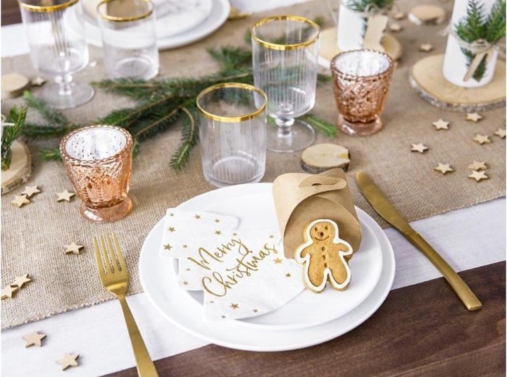 Image du produit Partydeco Weihnachtsservietten (20 x, 2 x 17 x 18 cm)