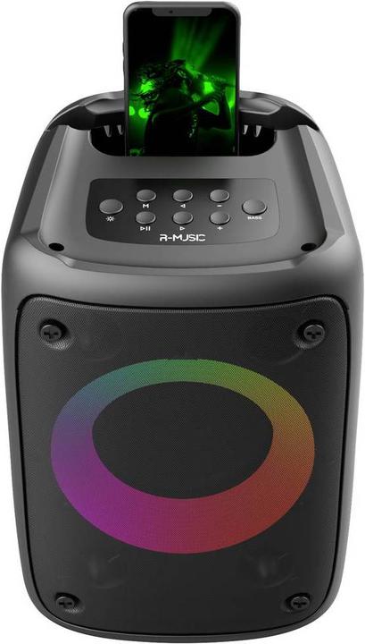 Produktbild R-Music LED BOX Party Lautsprecher (2 h, Akkubetrieb)