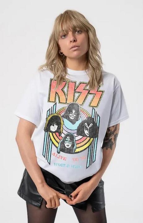 Image du produit KISS Unisexe Adulte World Wide Cotton T-shirt (XL)