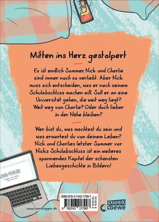 Produktbild Loewe Heartstopper Volume 5 (deutsche Hardcover-Ausgabe) (Deutsch, Alice Oseman, Anne Brauner, Loewe Graphix, 2023)