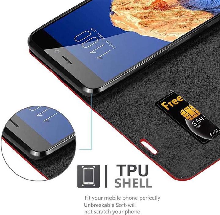 Productafbeelding Cadorabo Boek Onzichtbare Magneethoes (ZTE Nubia N1)