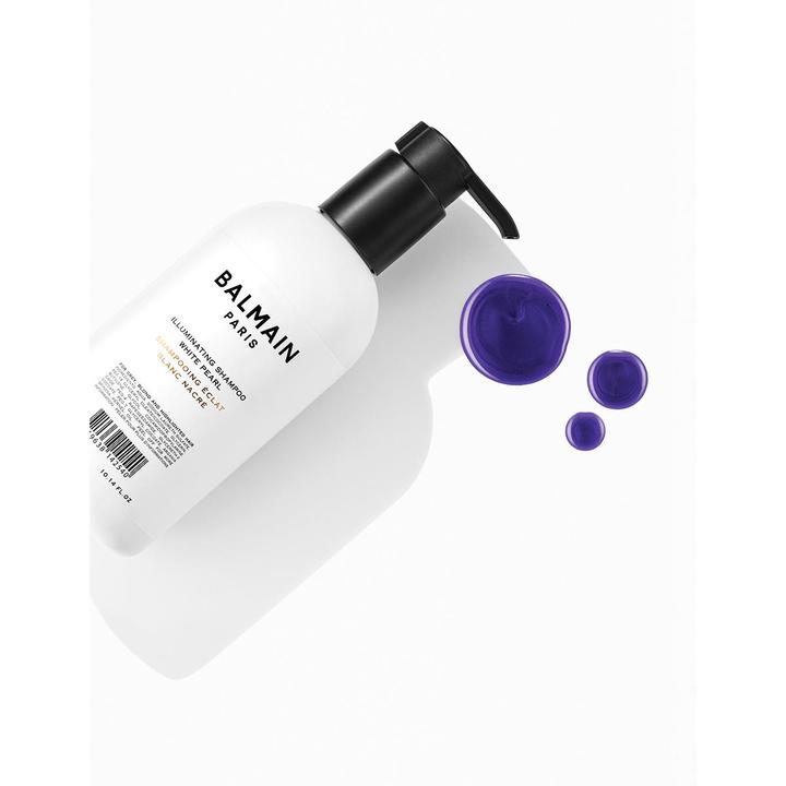 Image du produit Balmain Shampooing illuminateur White Pearl, non-professionnel, shampooing, blond, blond, gris, 300 ml (300 ml, Shampoing liquide)