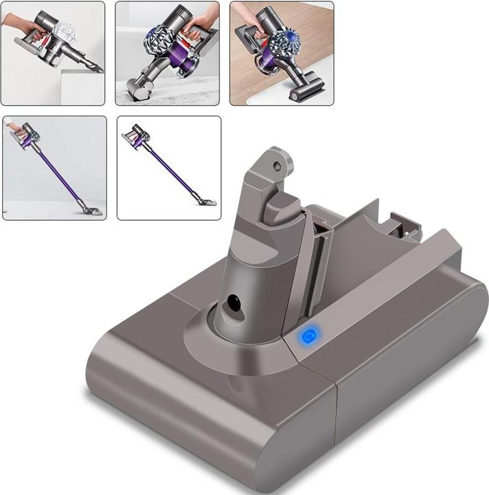 Actual product image Acconic Akku für Dyson V6 DC56 DC58 DC59 DC61 DC62 DC72 DC74 SV03 SV04 SV05 SV06 SV07 SV09