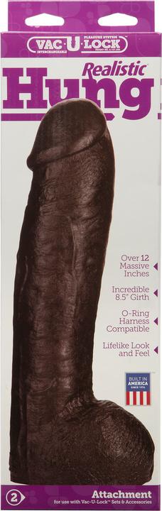 Image du produit Doc Johnson Realistic Hung Black