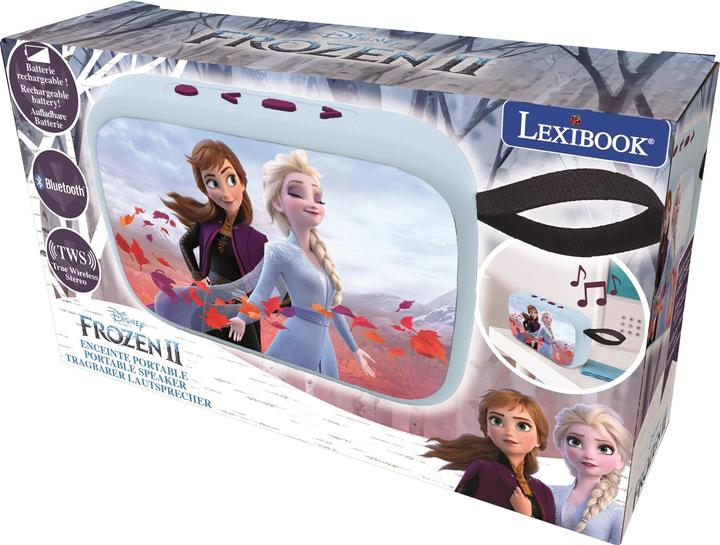 Image du produit Lexibook Disney Frozen Radio Speaker Bluetooth portable avec finition en tissu (BT018FZ)