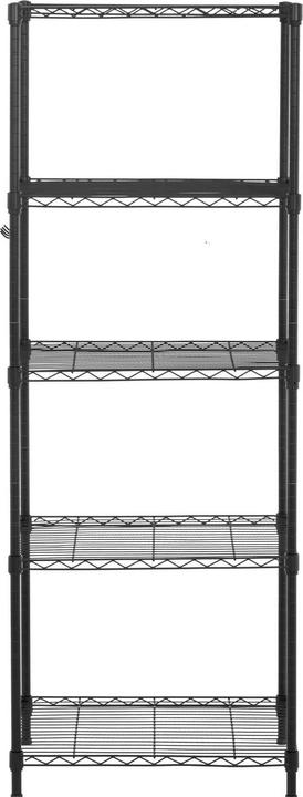 Produktbild Royal Catering Metallregal Steckregal Haushaltsregal Standregal 55x45x150 cm 150 kg schwarz