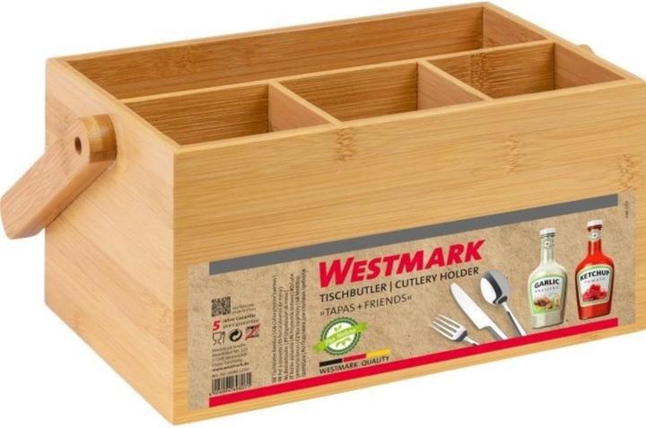 Produktbild Westmark Tischbutler Tapas u. Friends, 4 Fächer, Bambus, sb
