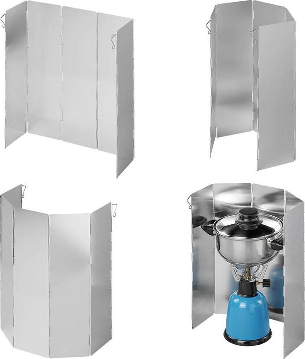 Produktbild ProPlus Koch-Windschutz 5-teilig Aluminium