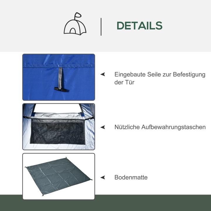 Produktbild Outsunny Duschzelt mit Tragetasche (1.47 kg, 1 Person)