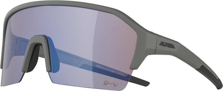Immagine prodotto ALPINA SPORTS Ram HR Q-Lite V (Grigio luna opaco, Blu Specchio)