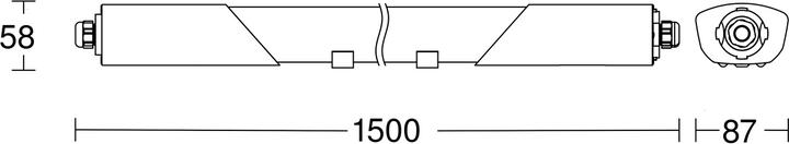 Actual product image Steinel LED sensor lamp 42W 4000K 5940lm gr 058715 (5940 lm)
