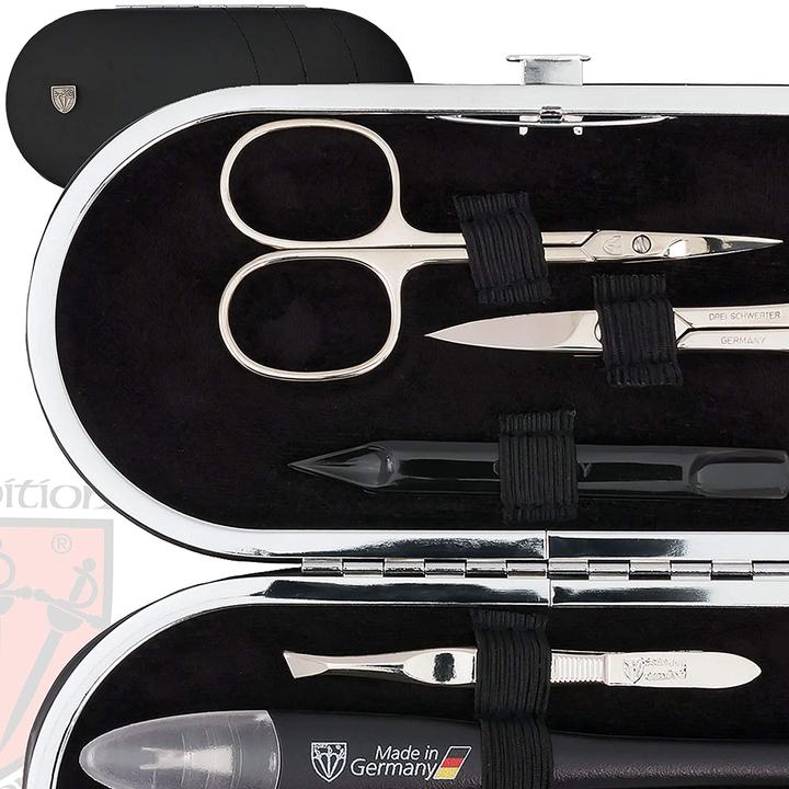 Actual product image Kellermann Manicure set 'Vittoria', black