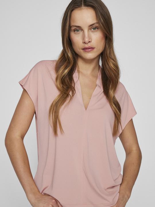 Actual product image Vila V-Ausschnitt Oberteil mit kurzen Ärmeln (XL)
