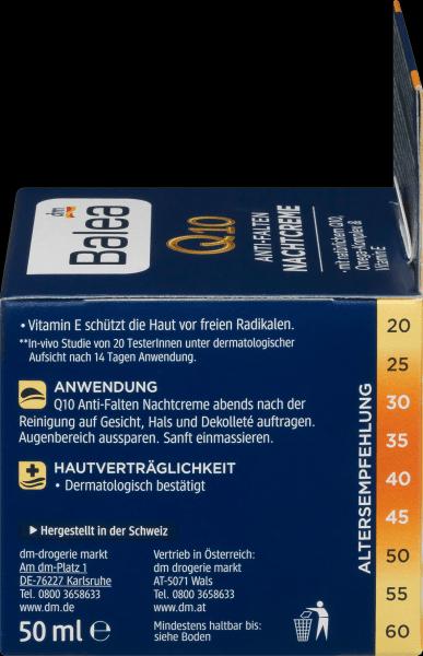 Immagine prodotto dm Balea Q10 antirughe (50 ml, Crema notte)