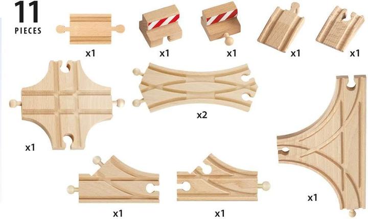 Actual product image Brio Range of rails and switches