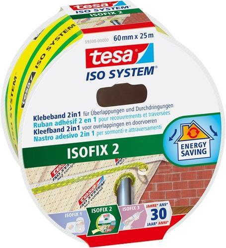 Produktbild tesa Isofix Klebeband 2 in 1 25mx60 (60 mm)