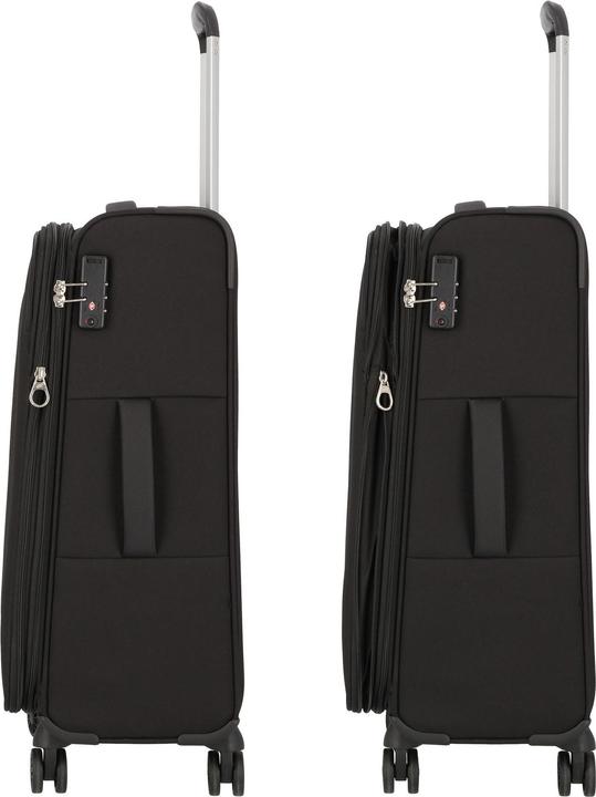 Produktbild American Tourister Blazing Ride 4 Rollen Kofferset 3-teilig mit Dehnfalte (211 l, XL (ab 115l))