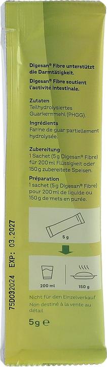 Nutritional values and ingredients Digesan For Intestinal Disorders And Irritable Bowel (16x5g) (16 Piece, Beutel, 135 g)