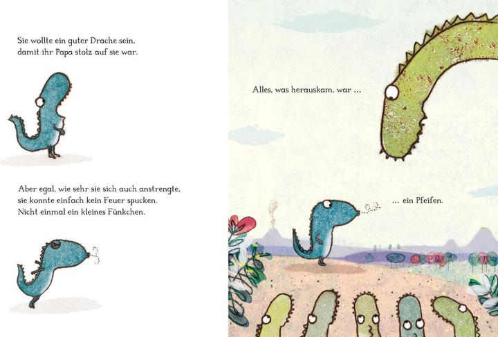 Produktbild Der kleine Drache, der kein Feuer spucken konnte (Deutsch, Gemma Merino, 2021)