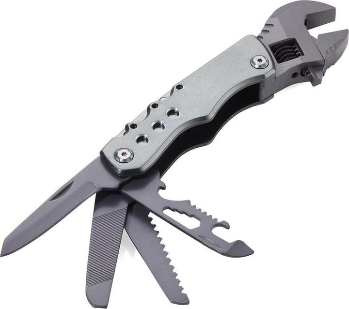 Actual product image Troika MAULSCHLÜSSEL Outil avec 12 fonctions, gris mat (12 Functions)