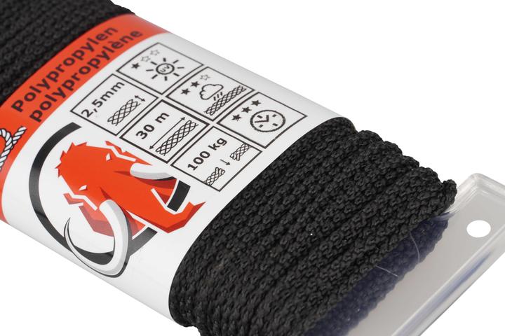 Actual product image Mamutec Polypropylene rope 2.5 mm 30 m (30 m)
