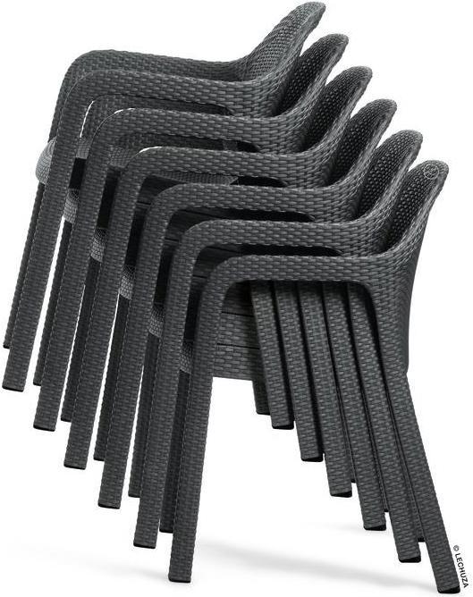 Produktbild Lechuza Cottage Stapelstuhl granit