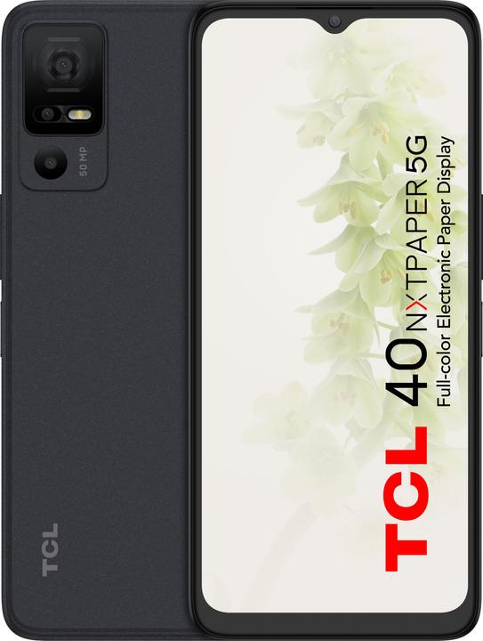 Actual product image Wind Tre TCL 40 NXTPAPER 5G (256 GB, Starlight Black, 6.60", 50 Mpx, 5G)
